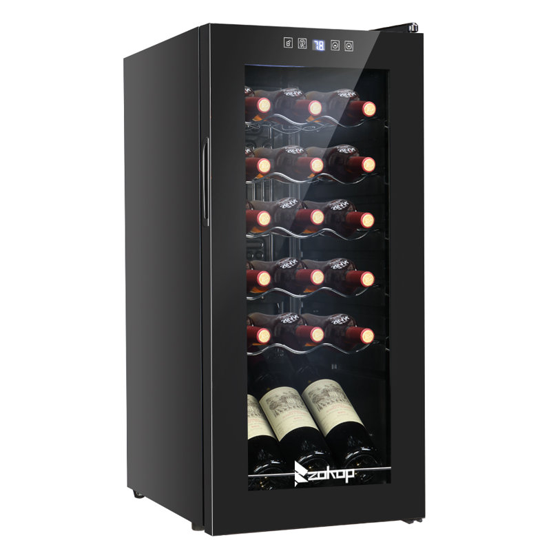 Winado 18 Bottle Compressor Wine Cooler Freestanding Wine Fridge, Fast